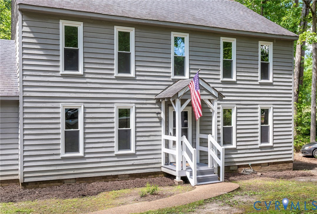 3121 Quail Hill Drive Midlothian, VA 23112 - Photo 36 of 37 a view of a house with brick walls
