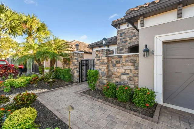 a view of balcony with furniture