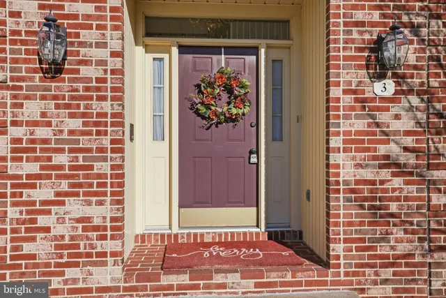 a view of a door with a door