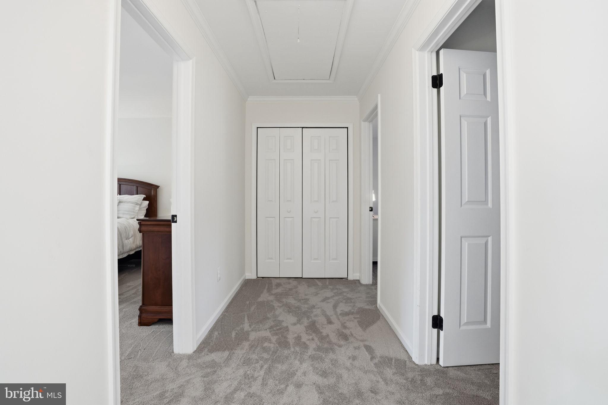3 Swallow Road Holland, PA 18966 - Photo 31 of 45 a view of a hallway with wooden shelves