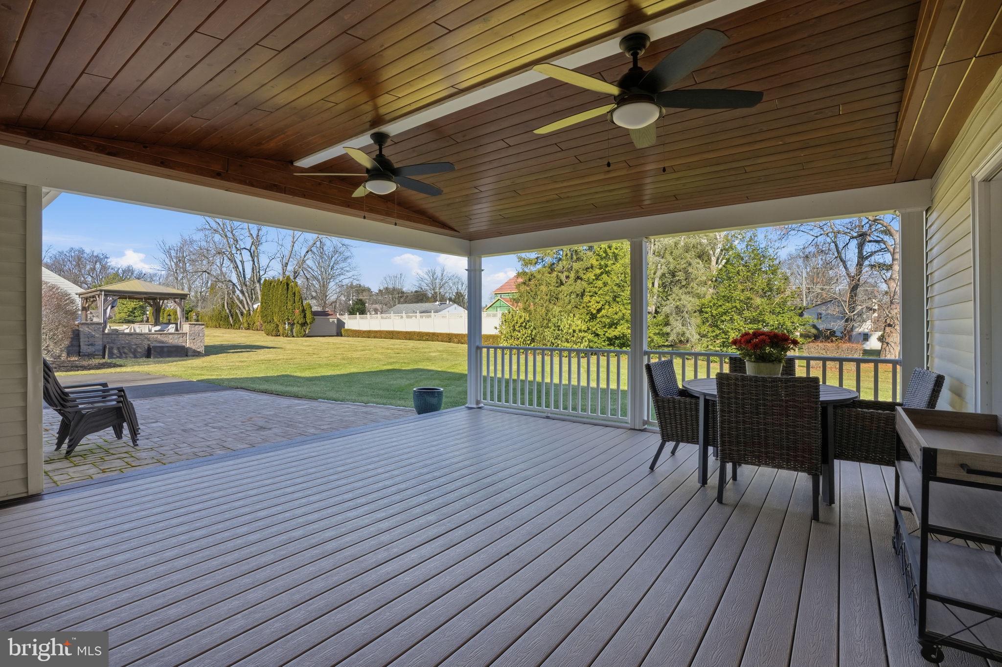 3 Swallow Road Holland, PA 18966 - Photo 42 of 45 a view of a patio with a table chairs and a patio