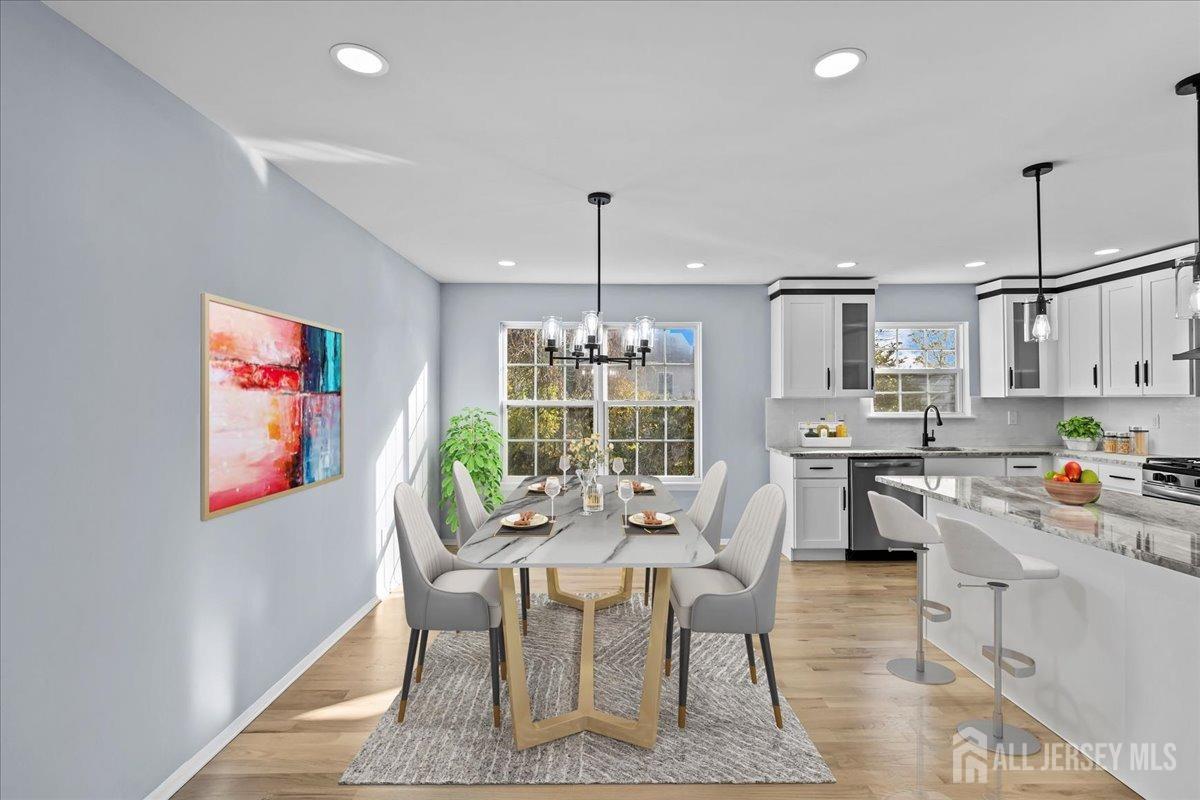 104 Maple Place Keyport, NJ 07735 - Photo 9 of 67 a view of a dining room with furniture window and outside view