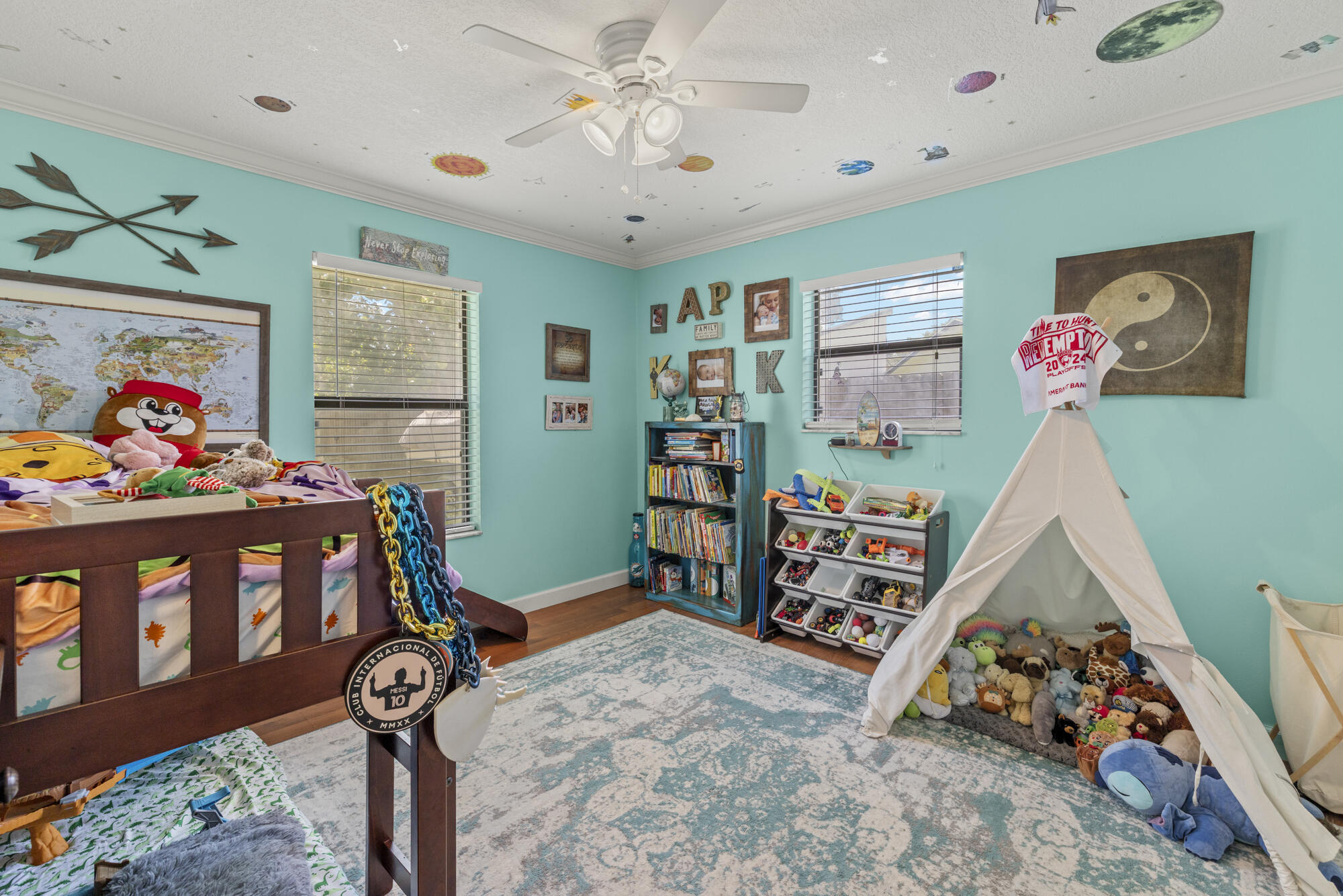 591 Kriss Lane Jupiter, FL 33458 - Photo 18 of 36 a view of a room with gym equipment