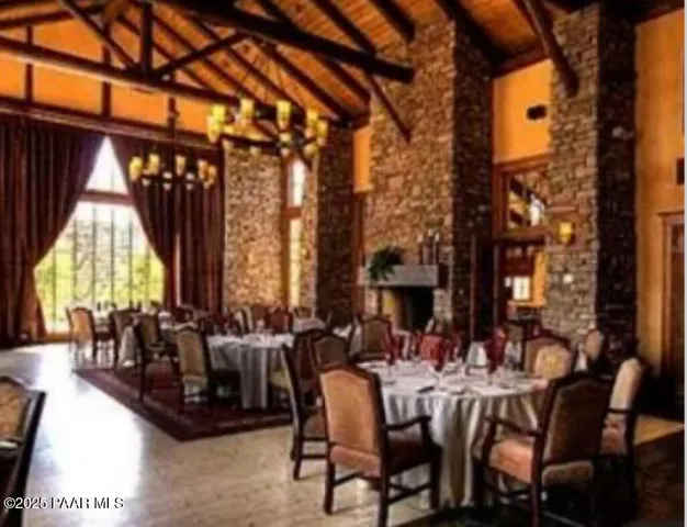 a view of a green yard