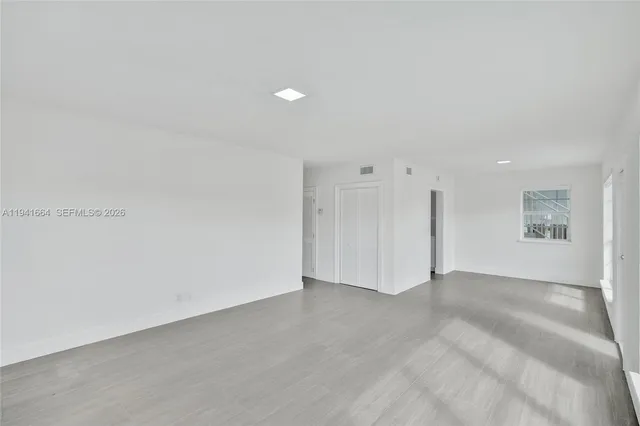 a view of an empty room