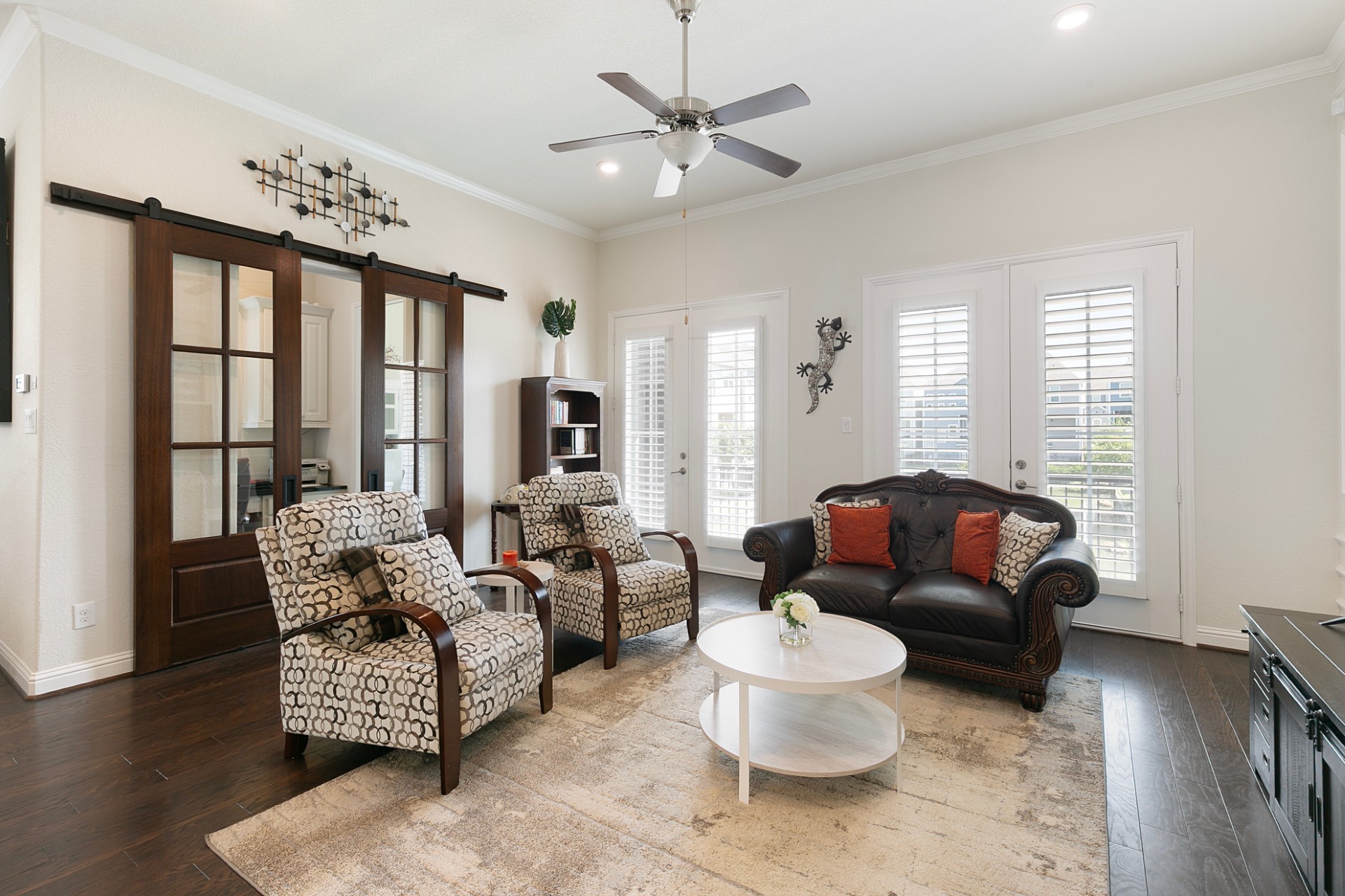 1415 Maple Stream Drive Houston, TX 77043 - Photo 14 of 29 a living room with furniture and a large window