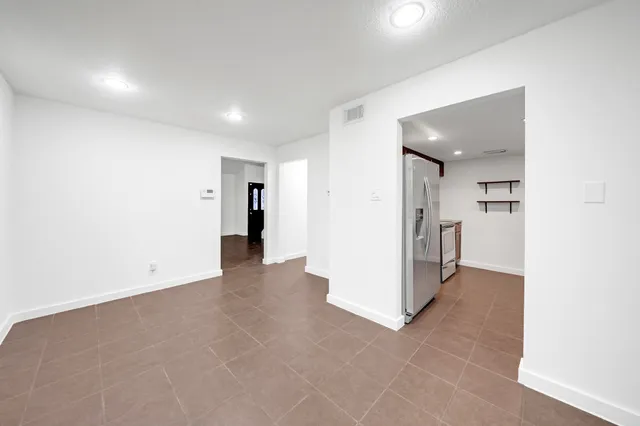 a view of an empty room