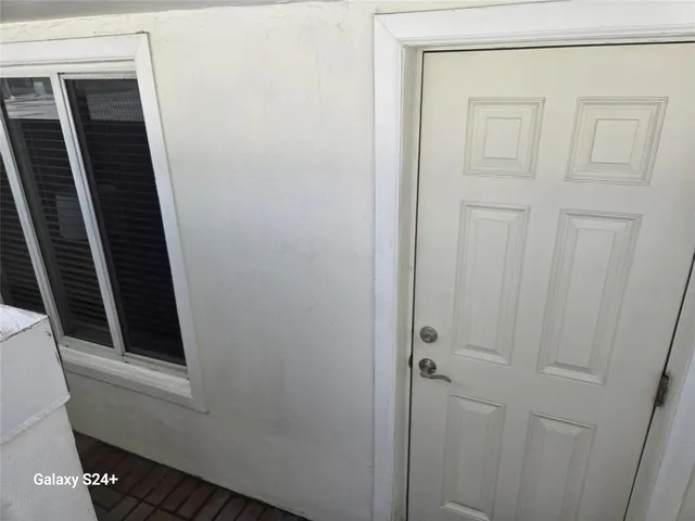 a view of front door