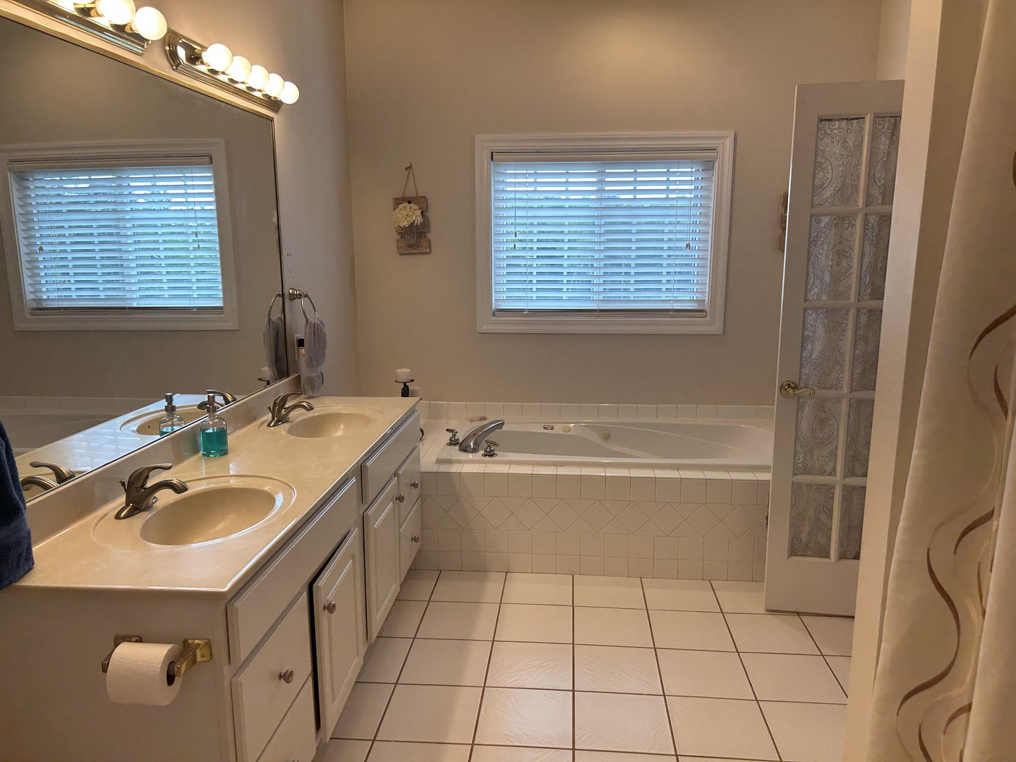 1008 Stuart Drive Heyworth, IL 61745 - Photo 17 of 32 a bathroom with a tub sink and mirror