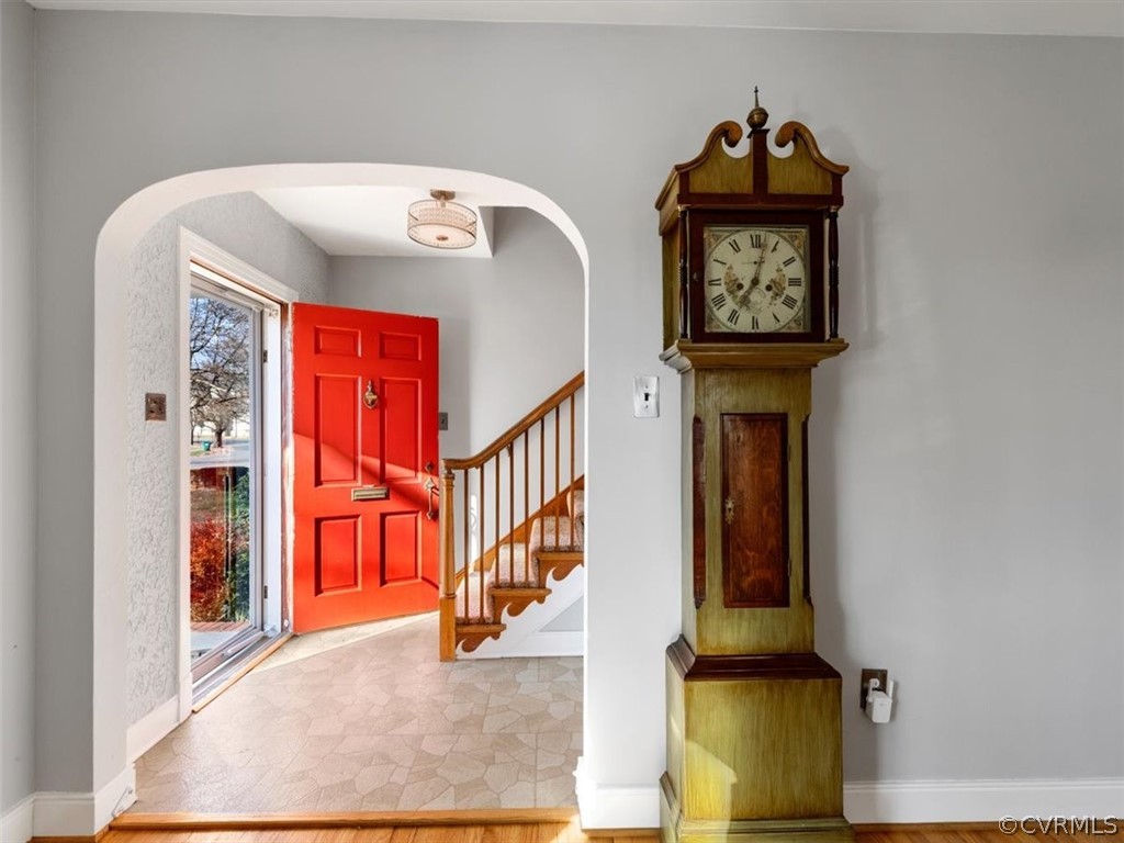 Arched entrance