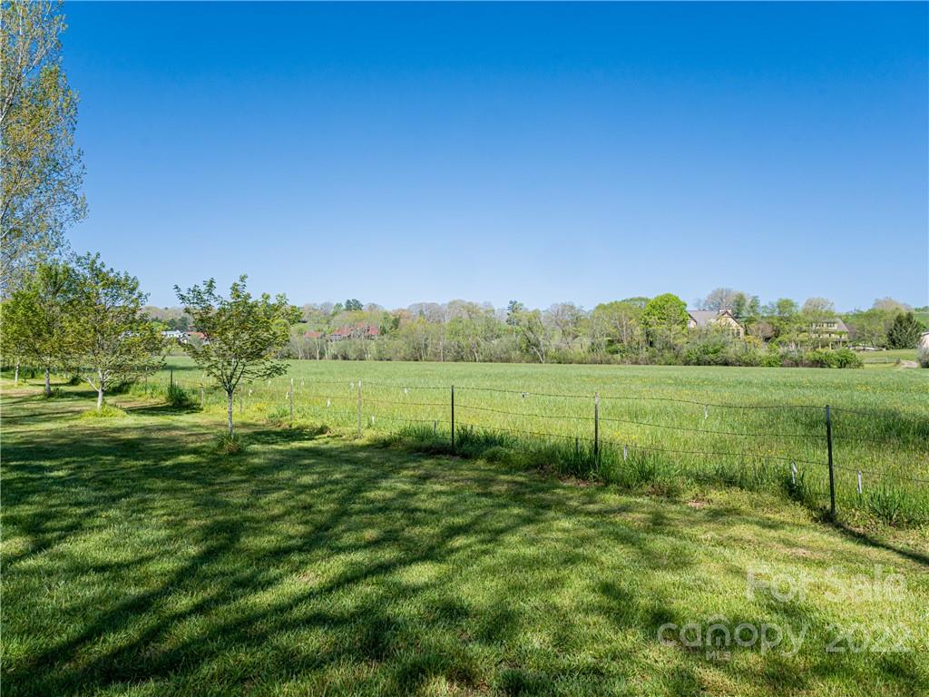 1030 Cane Creek Road Fletcher, NC 28732 - Photo 44 of 48 a view of a lake with a yard and large trees