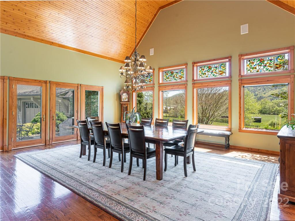 1030 Cane Creek Road Fletcher, NC 28732 - Photo 7 of 48 a view of a dining room with furniture window and outside view