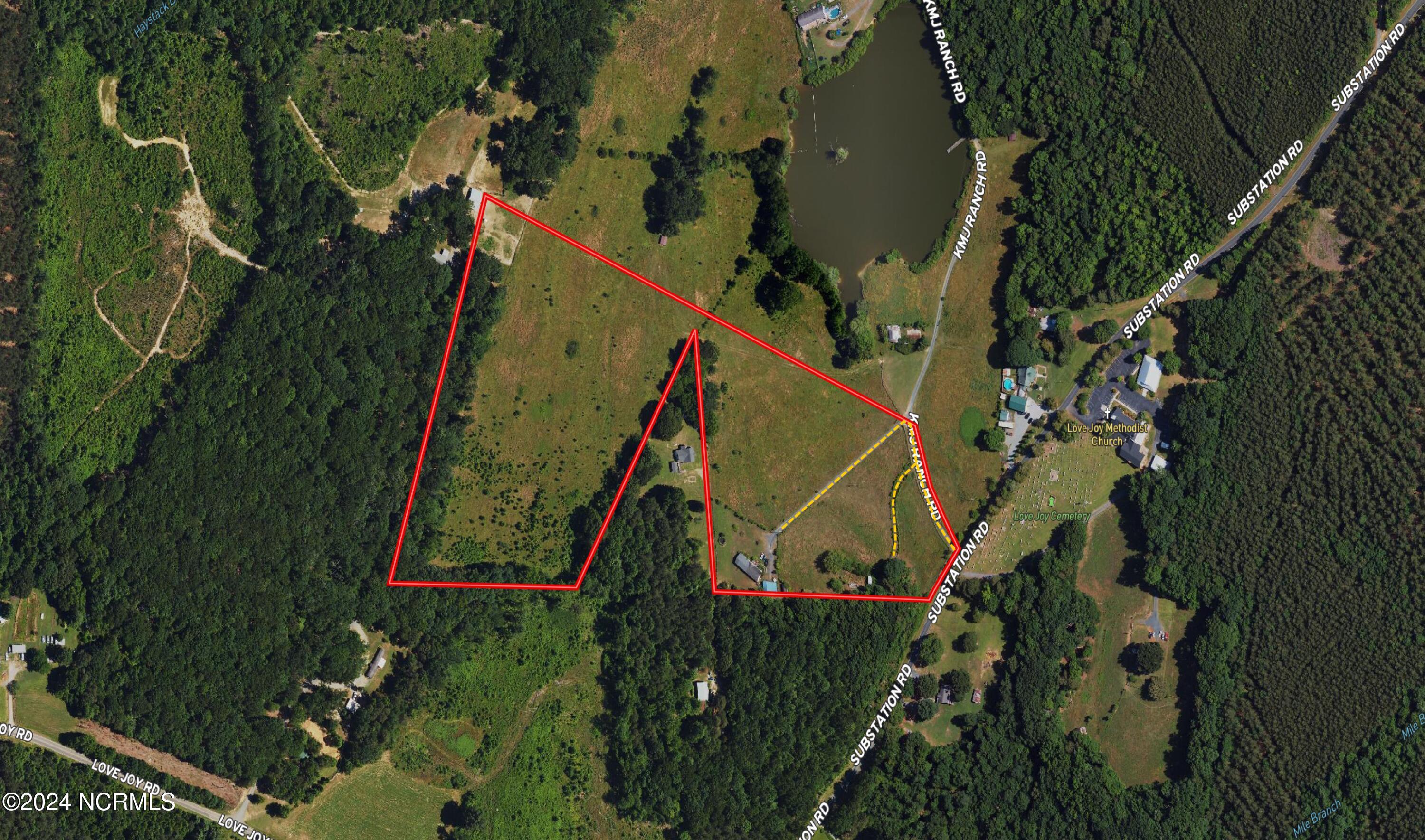 165 Kmj Ranch Road Troy, NC 27371 - Photo 56 of 58 Proposed Property Boundary