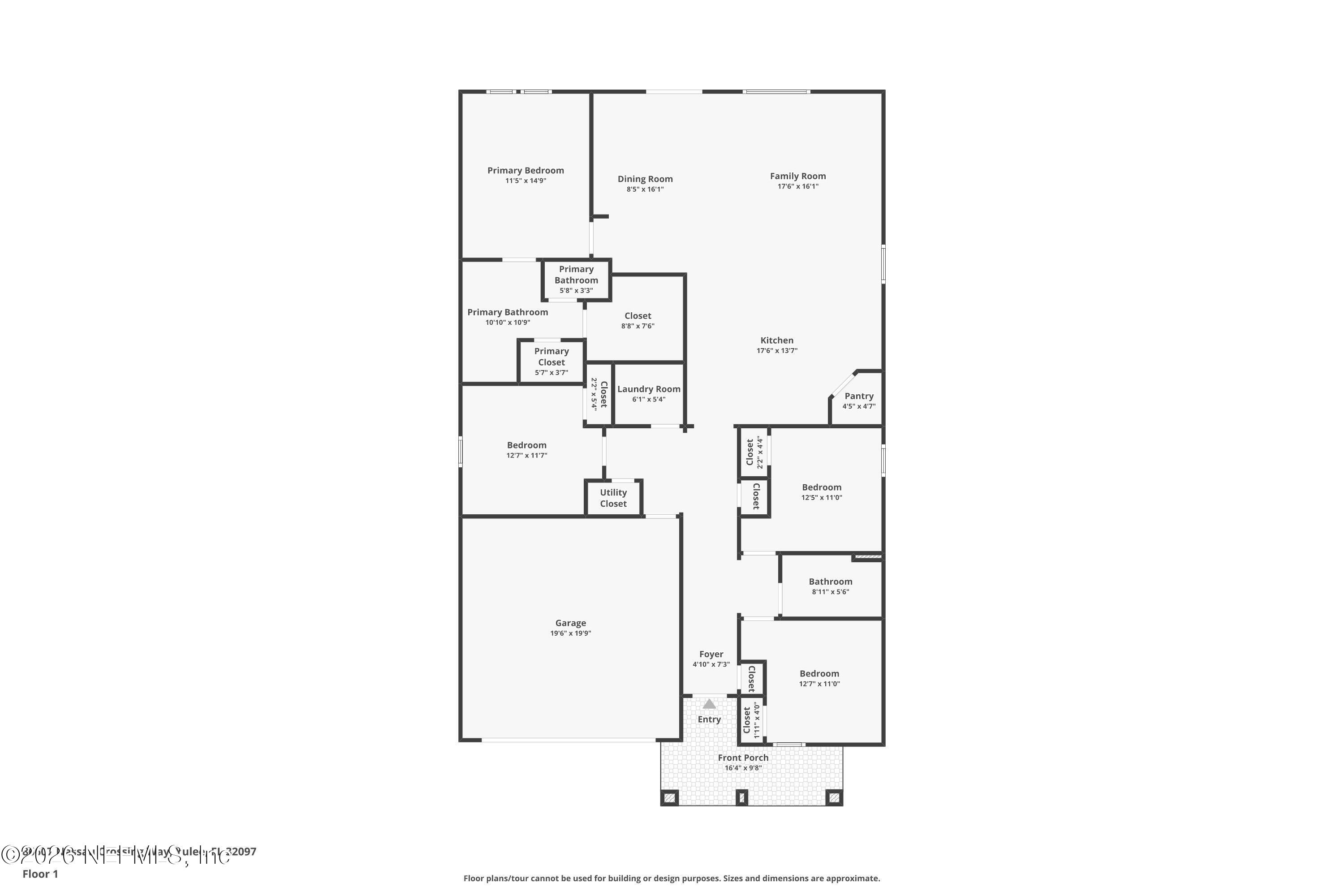 86607 Nassau Crossing Way Yulee, FL 32097 - Photo 49 of 50 Floor Plan