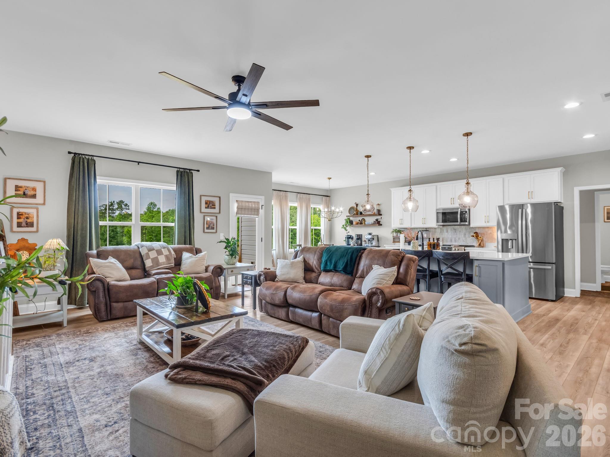 288 Maypole Court Forest City, NC 28043 - Photo 6 of 47 a living room with furniture and a large window