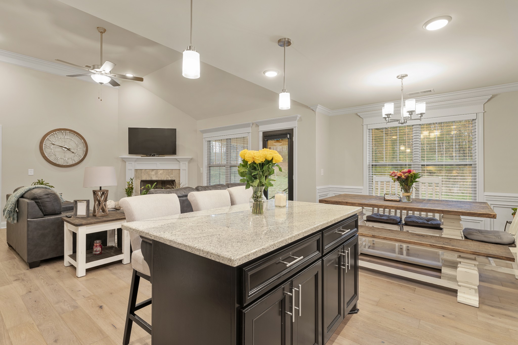 321 Timber Lane Lebanon, TN 37087 - Photo 8 of 34 Eat In Kitchen With Island, Open To Great Room Perfect for Entertaining!