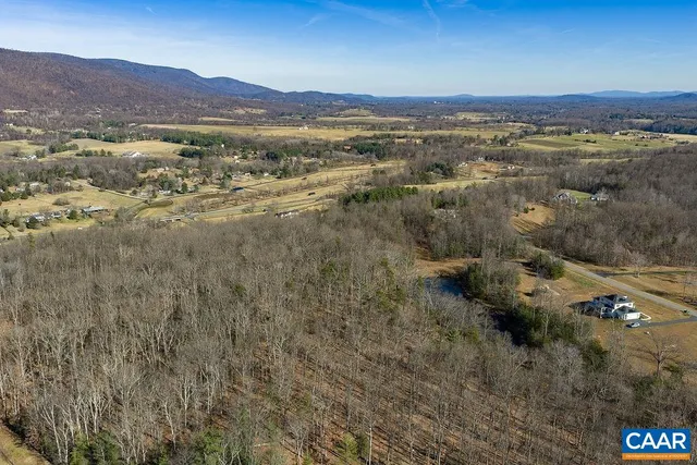 a view of city and mountain