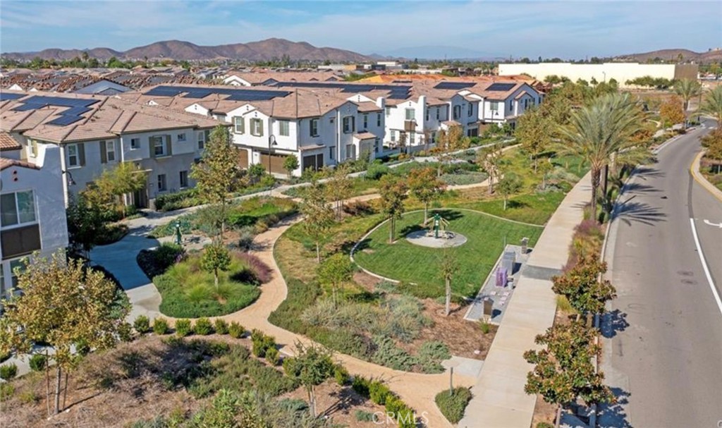 30360 Town Square Drive Menifee, CA 92584 - Photo 24 of 26 an aerial view of residential houses with outdoor space