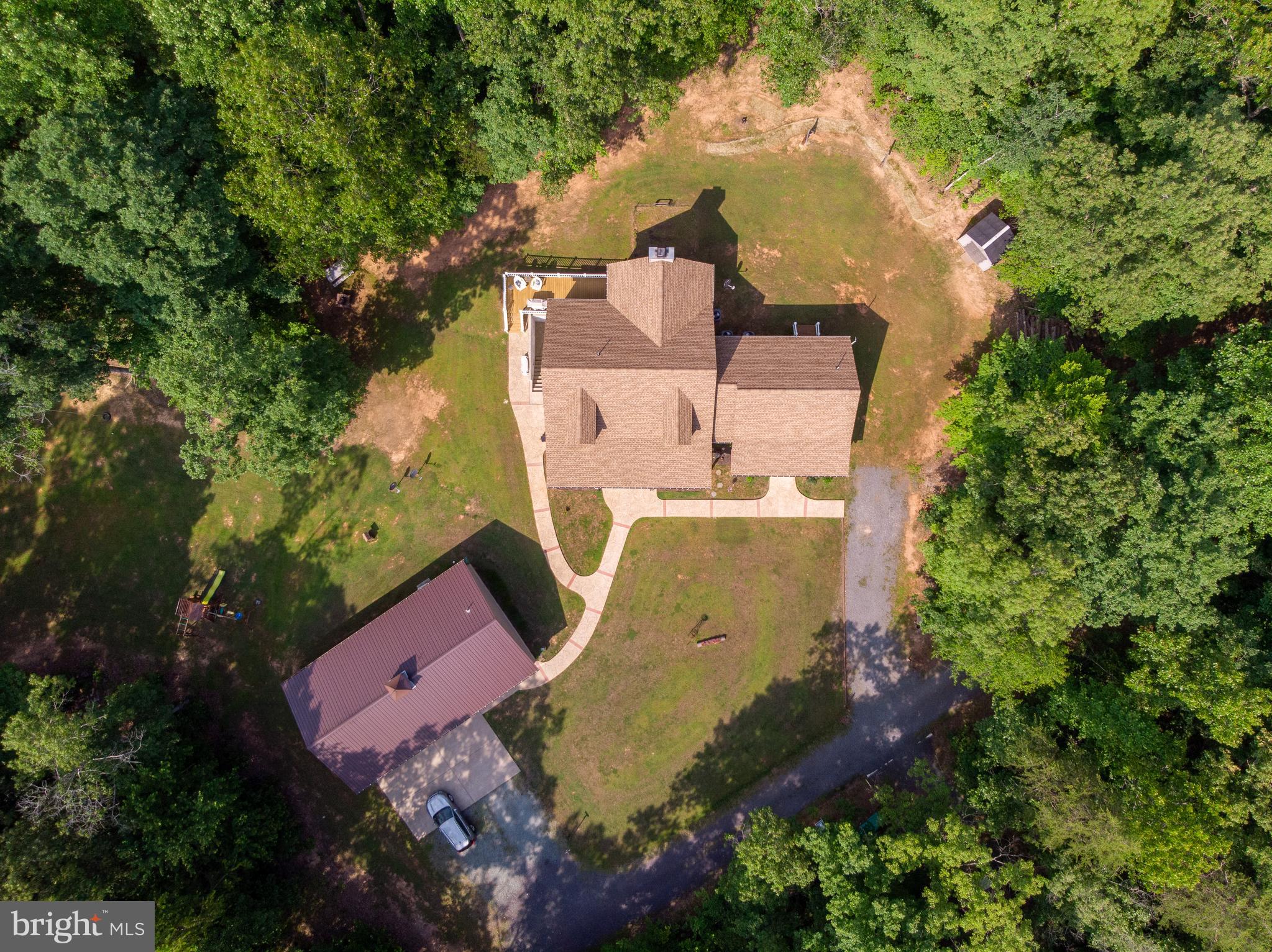 26585 Tatum Road Unionville, VA 22567 - Photo 32 of 76 Aerial View