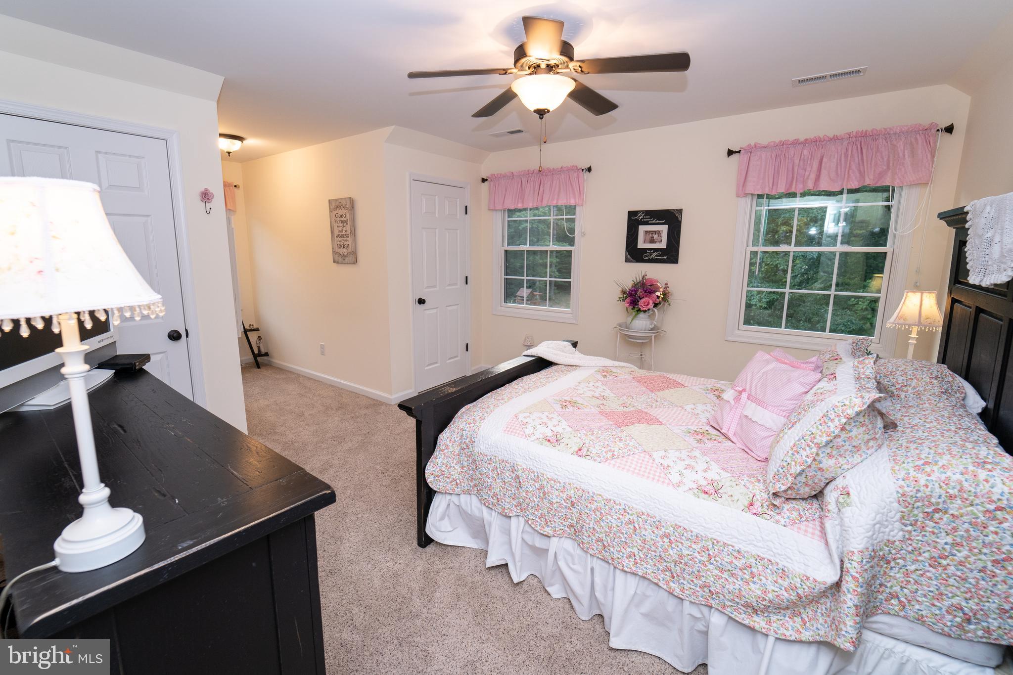 26585 Tatum Road Unionville, VA 22567 - Photo 52 of 76 Upper Level Bedroom Bright and Airy
