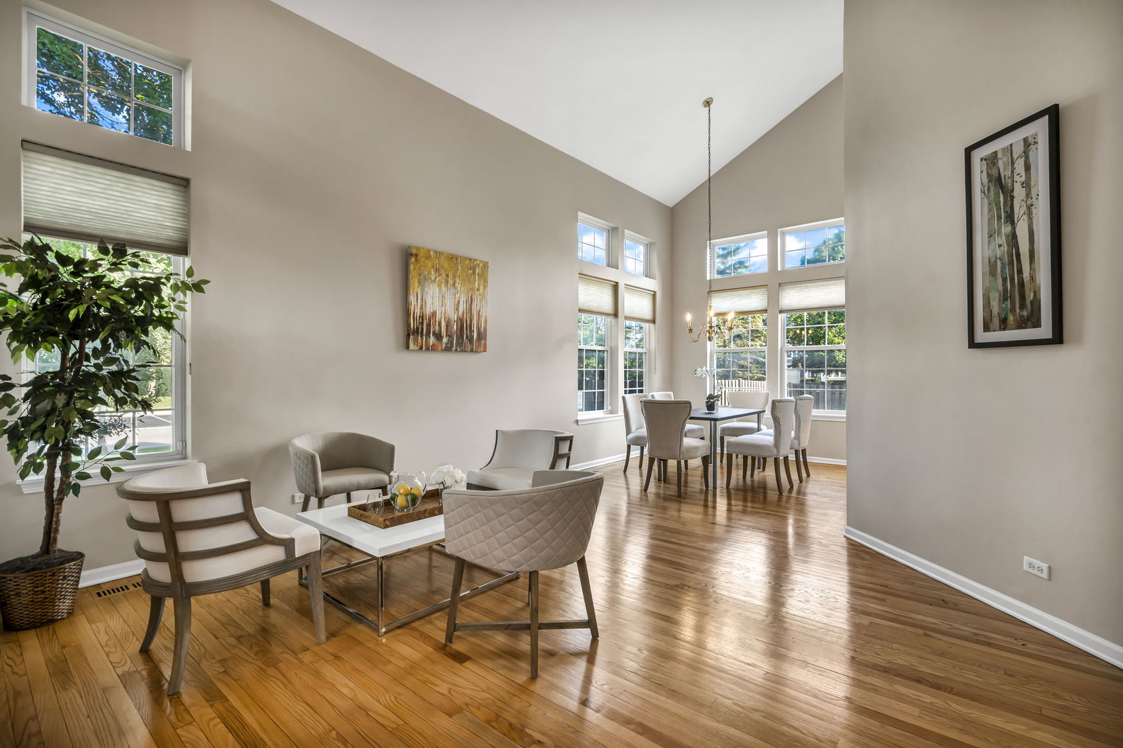 2241 Avalon Court South Buffalo Grove, IL 60089 - Photo 3 of 25 a dining room with furniture and wooden floor