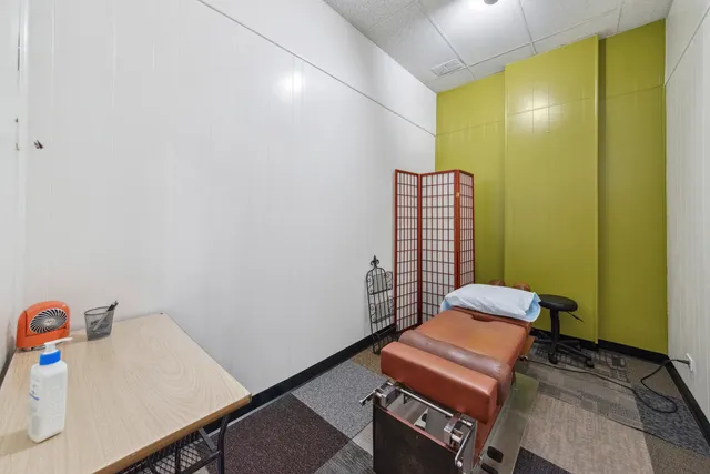 a room with storage and utility