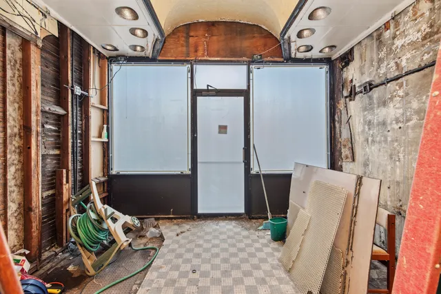 a backyard of a house