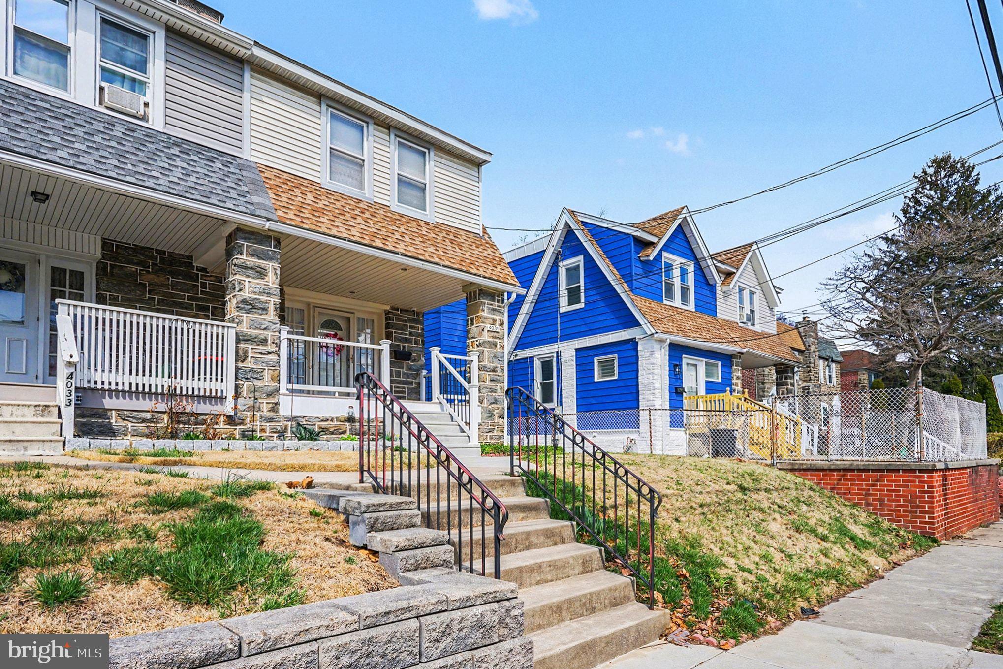 4031 Vernon Road Drexel Hill, PA 19026 - Photo 3 of 38 front view of a house with a yard
