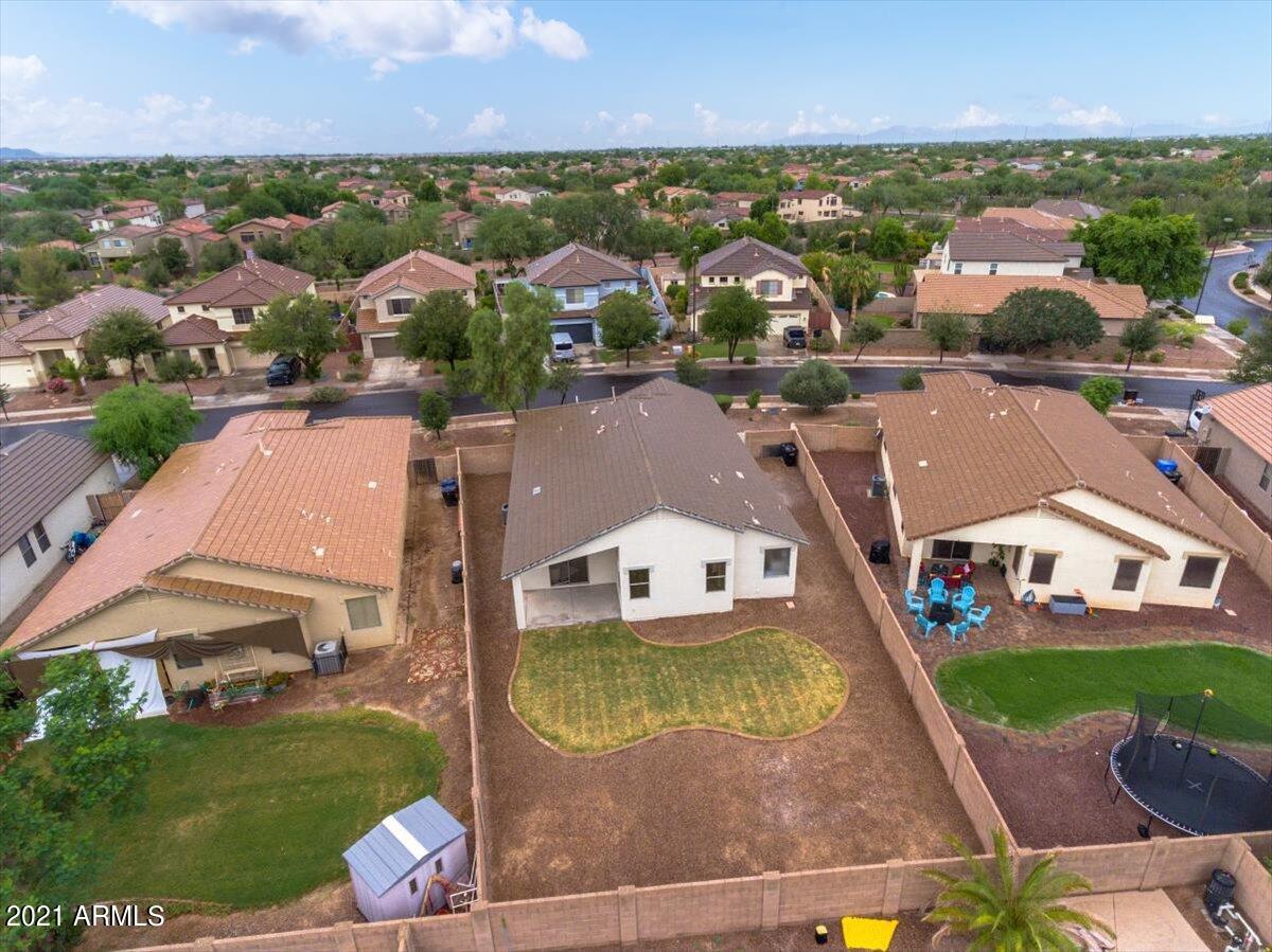 4301 South Splendor Place Gilbert, AZ 85297 - Photo 38 of 38 43-41Aerial back of home