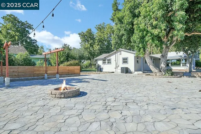 a view of swimming pool with a yard