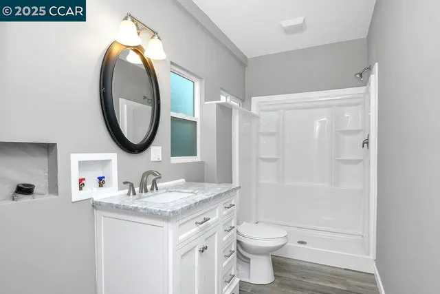 a view of parking garage