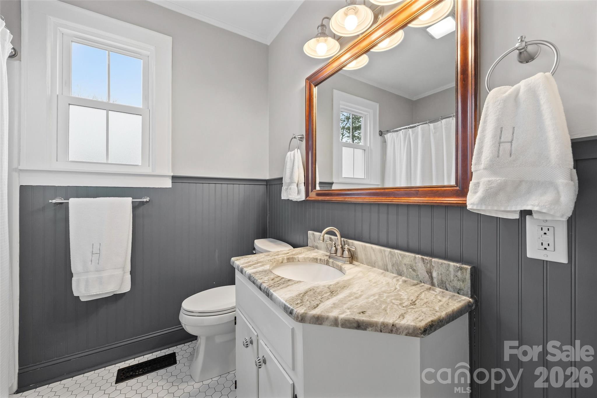 411 Williamson Street Fort Mill, SC 29715 - Photo 20 of 40 a bathroom with a sink toilet and vanity