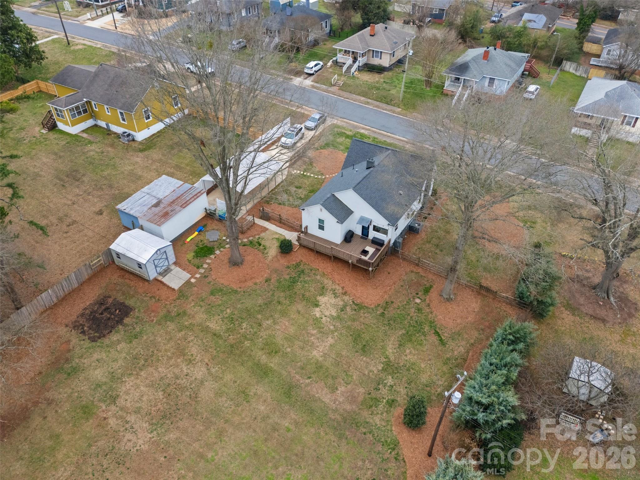 411 Williamson Street Fort Mill, SC 29715 - Photo 37 of 40 an aerial view of residential houses with outdoor space