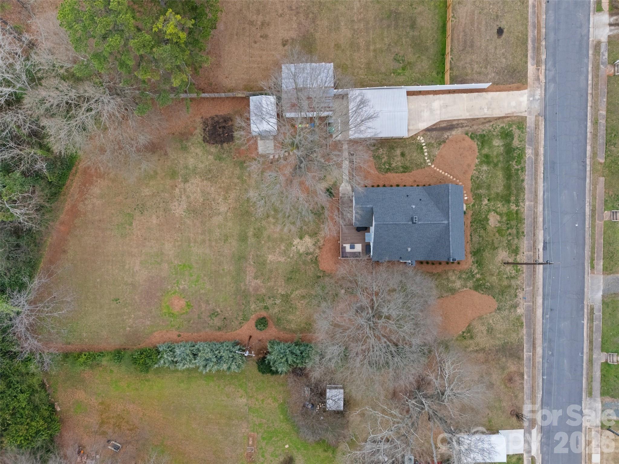 411 Williamson Street Fort Mill, SC 29715 - Photo 38 of 40 an aerial view of residential house with outdoor space