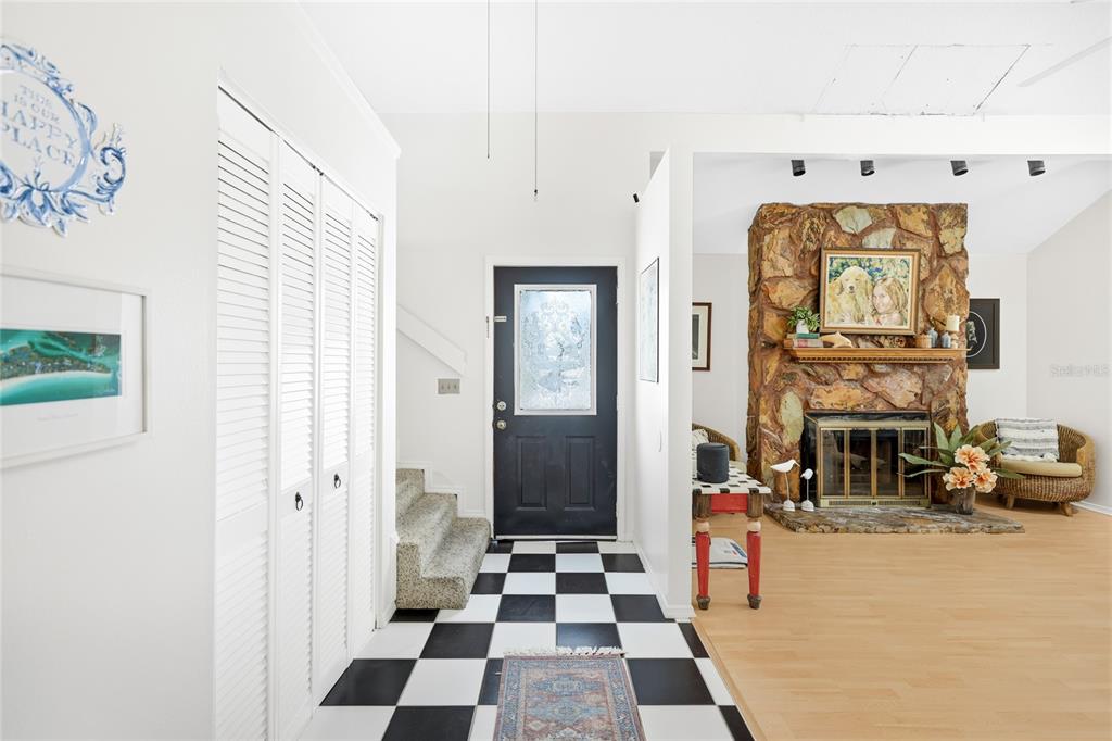 212 85th Street Holmes Beach, FL 34217 - Photo 7 of 45 a view of a entryway with a front door