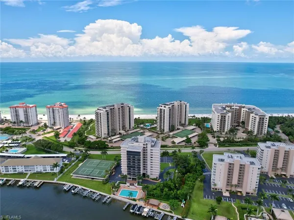 a view of a city with tall buildings