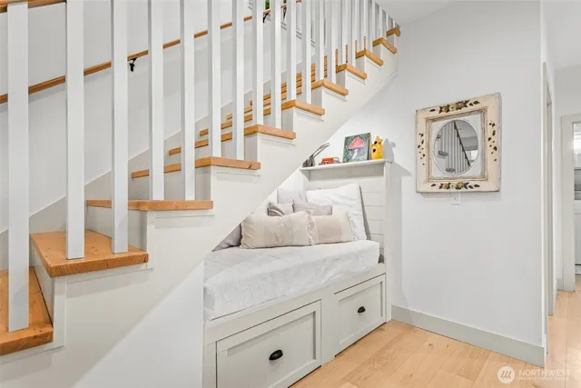 a bathroom with a sink and a window