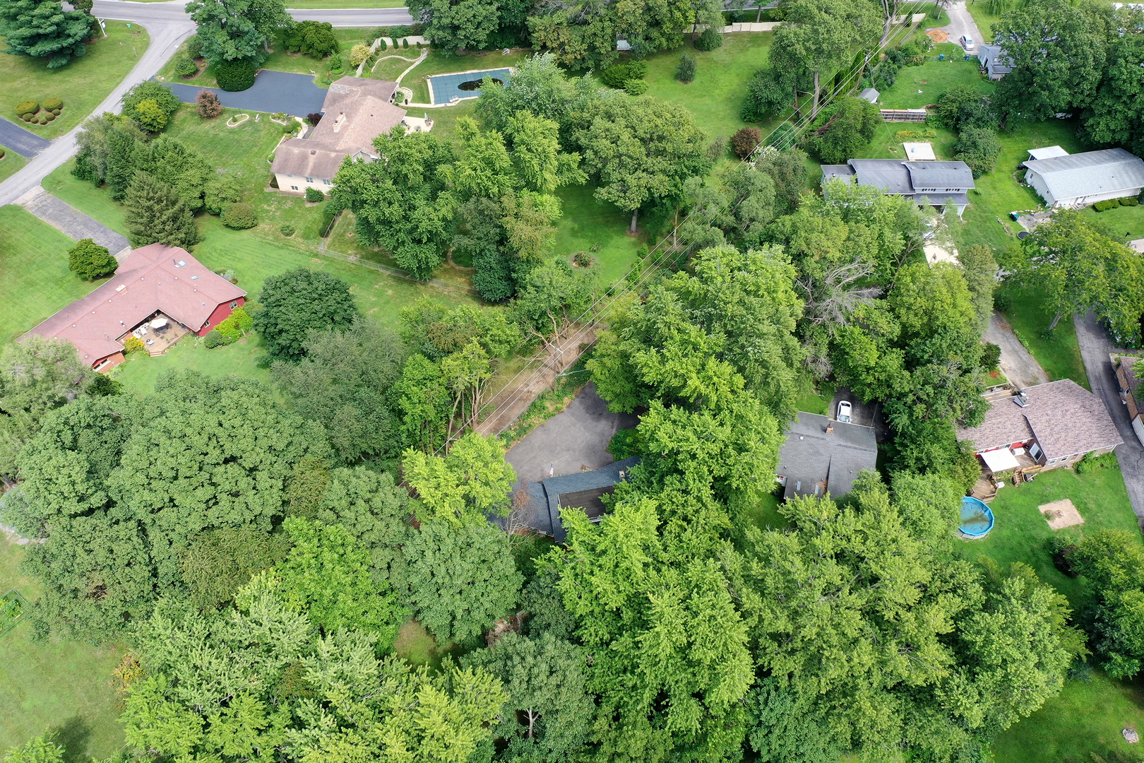 22 Erin Lane Kankakee, IL 60901 - Photo 43 of 45 an aerial view of residential house with outdoor space and trees all around