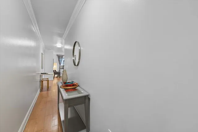 a room with table and chairs