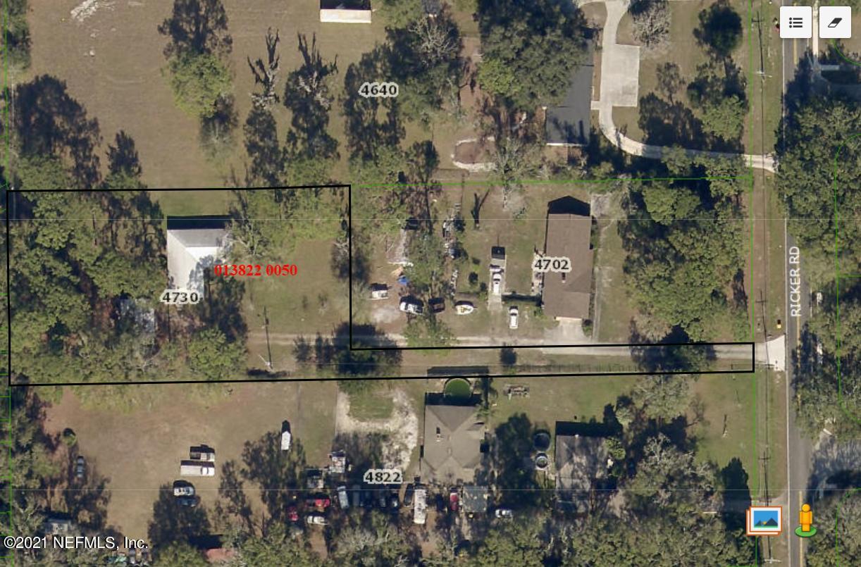 4730 Ricker Road Jacksonville, FL 32210 - Photo 30 of 30 an aerial view of a houses with a yard