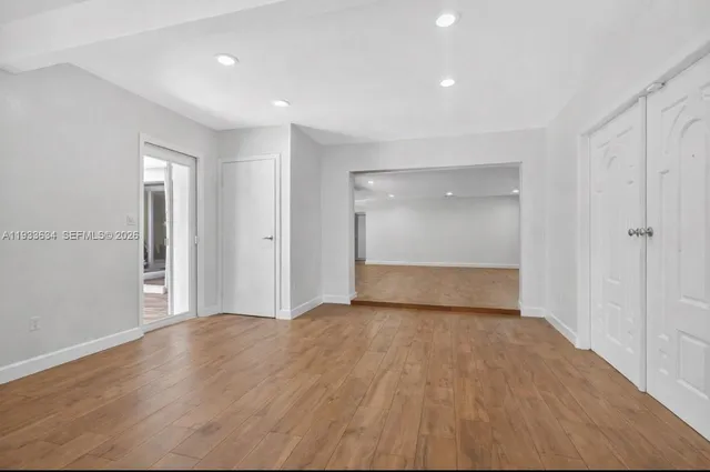 wooden floor in an empty room with wooden floor