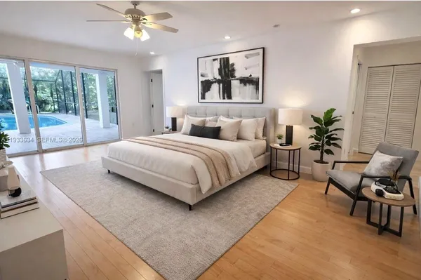 a view of a garage room