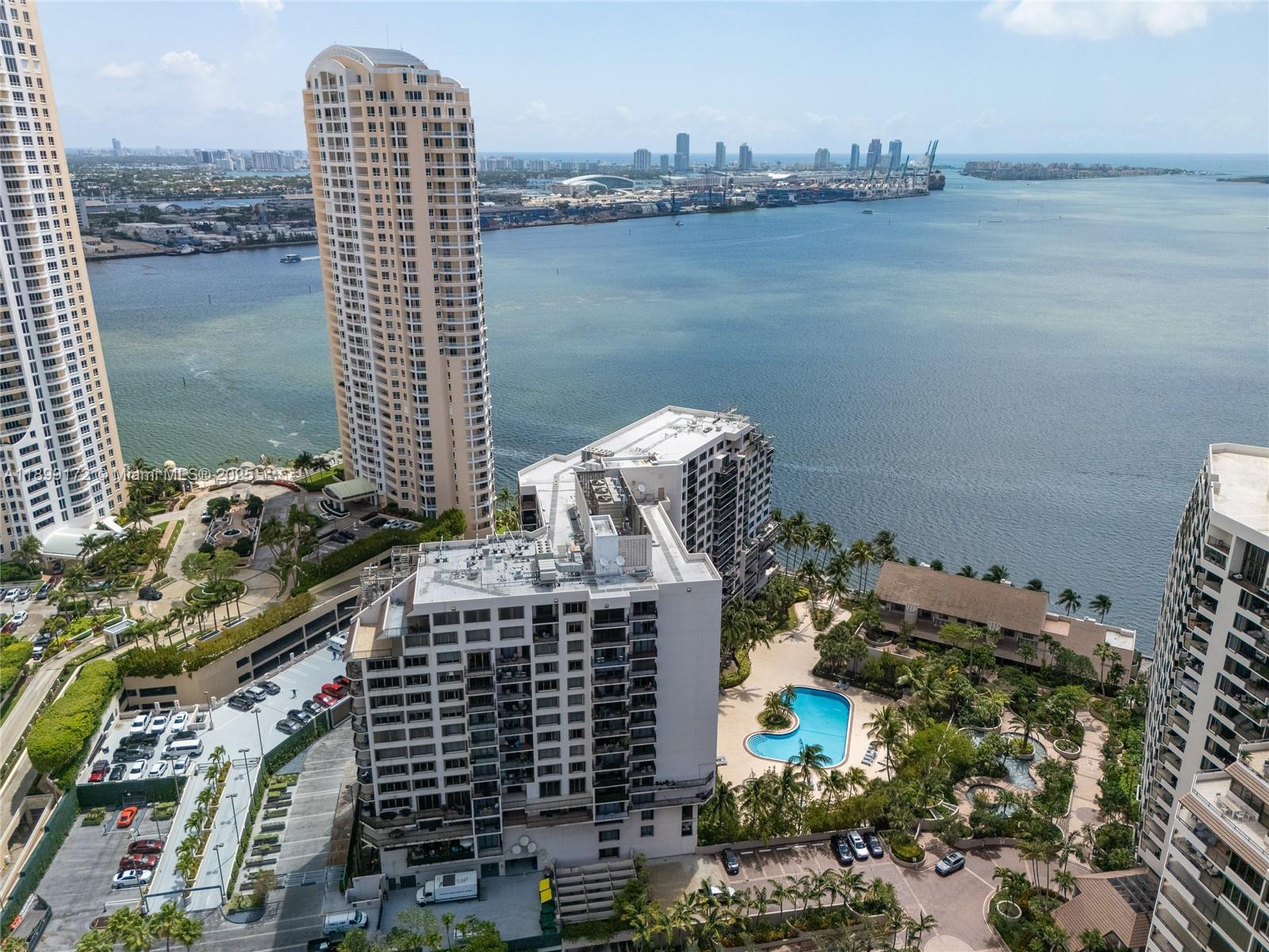 540 Brickell Key Drive, Unit 202 Miami, FL 33131 - Photo 8 of 60 a city view with tall buildings