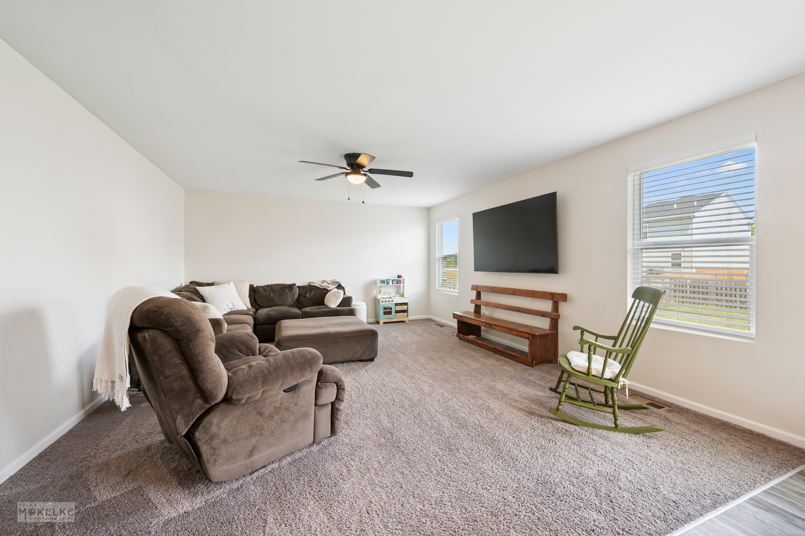 1024 Daniel Street Plano, IL 60545 - Photo 16 of 27 a living room with furniture and a flat screen tv