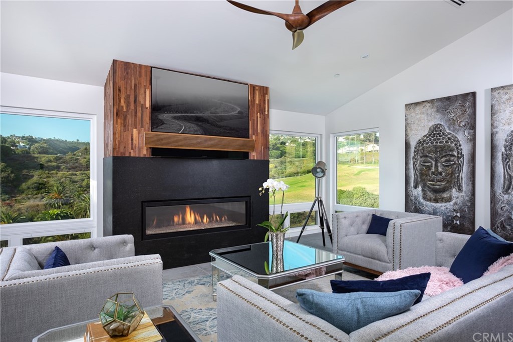 447 Avenida Crespi San Clemente, CA 92672 - Photo 13 of 42 a living room with furniture and a fireplace