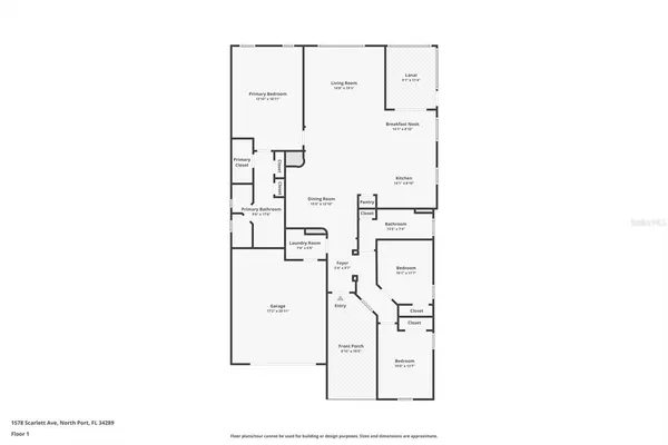 $325,000 | 1578 Scarlett Avenue, North Port, FL 34289