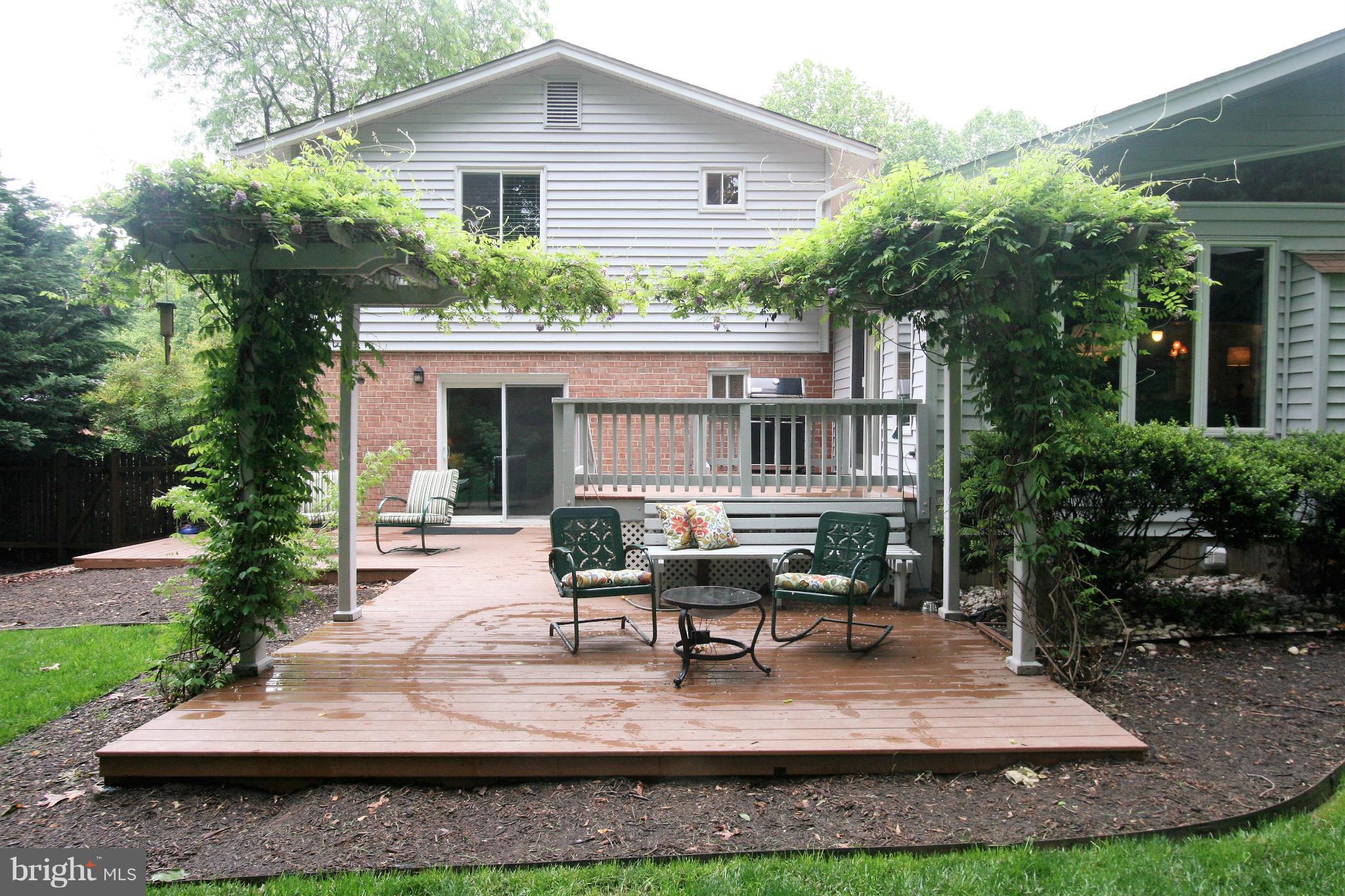10190 Wavell Road Fairfax, VA 22032 - Photo 27 of 29 Extended Deck with firepit