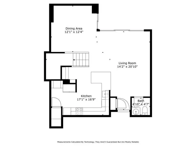 a picture of a floor plan