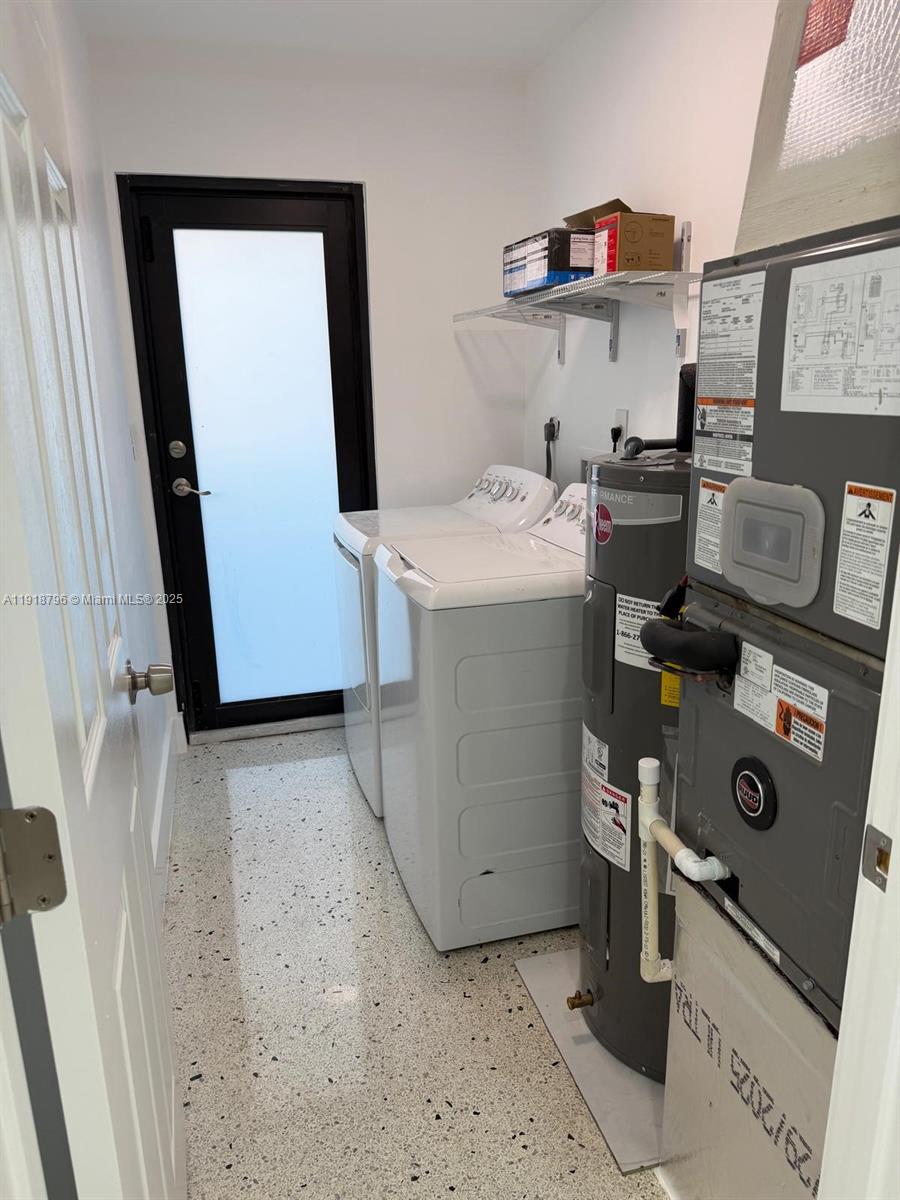 5133 Northwest 4th Street, Unit 1 Miami, FL 33126 - Photo 10 of 11 a utility room with dryer and washer