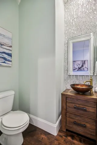a view of a livingroom with furniture and a window